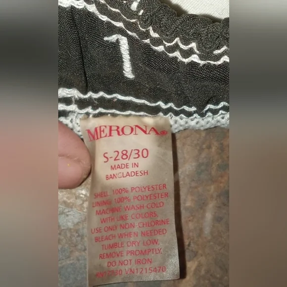 Merona Swim Trunks Men's Sz. 28-30 - Picture 3 of 4